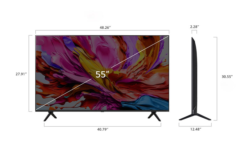 LG 55\" QNED91 QNED Evo AI Mini-LED 4K Smart TV (55QNED91AUA.ACCQ) – 2025 Model 