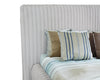 Aria Upholstered Platform Bed in Grey Fabric, Tufted - King Size | Lit plateforme rembourré Aria en tissu gris capitonné - format très grand lit