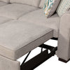 Scott Living Haven 3-Piece Chenille Fabric Sleeper Sectional - Grey | Sofa-lit sectionnel Haven de Scott Living 3 pièces en tissu de chenille - gris