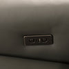 Valentino 3-Piece Left-Facing Genuine Leather Power Reclining Sectional with Adjustable Headrests - Grey | Sofa sectionnel de gauche à inclinaison électrique Valentino 3 pièces en cuir véritable avec appuie-têtes réglables - gris