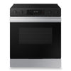 Samsung 6.3 Cu. Ft. Smart Electric Slide In Range with Voice Control  - Stainless Steel - NSE6DG8100… | Cuisinière intelligente électrique encastrée Samsung de 6,3 pi³ avec commande vocale - acier inoxyda…