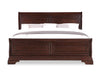 Marco Panel Bed with Headboard & Frame, Cherry Brown - King Size | Lit à panneaux Marco avec tête de lit et cadre de lit, brun cerisier - format très grand lit