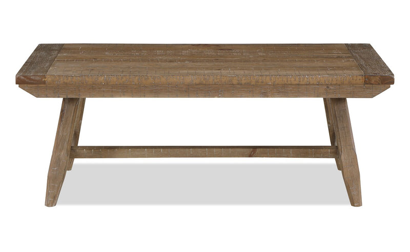 Cedar 48\" Rustic Coffee Table - Brown