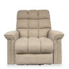 Linton 35.5” Linen-Look Fabric Power Lift Reclining Chair – Mushroom  | Fauteuil basculeur à inclinaison électrique Linton de 35.5 po en tissu d’apparence lin - champignon