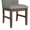 Rain Dining Chair with Cushion Fabric Seat & Back – Grey | Chaise de salle à manger Rain avec siège et dossier rembourrés en tissu - grise