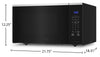Whirlpool 1.6 Cu. Ft. Countertop Microwave with Sensor Cooking - YWMCS7022SS | Four à micro-ondes de comptoir Whirlpool de 1,6 pi3 avec cuisson par capteur - YWMCS7022SS