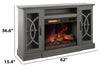 Brooke 62" Contemporary Electric Fireplace TV Stand with Storage & Cable Management for TVs up to 70 | Meuble pour téléviseur contemporain Brooke de 62 po avec foyer électrique, rangement et système de