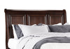 Chelsea Platform Storage Bed with Headboard & Frame, Cherry Brown - King Size | Lit plateforme de rangement Chelsea avec tête de lit et cadre de lit, brun cerisier - format très grand lit