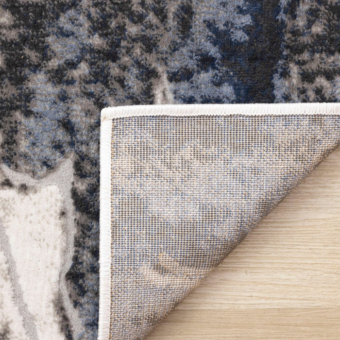 Linnie Blue Grey Area Rug - 7'10\" x 10'6\"