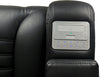 Zen 75.5" Leather-Look Fabric Power Reclining Massage Loveseat with Refrigerator Console - Black | Causeuse de massage à inclinaison électrique Zen de 75,5 po en tissu d’apparence cuir avec console réfrigérée - noire