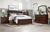 Chelsea Platform Storage Bed with Headboard & Frame, Cherry Brown - Queen Size | Lit plateforme de rangement Chelsea avec tête de lit et cadre de lit, brun cerisier - format grand lit