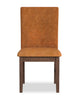 Rain Dining Chair with Cushion Fabric Seat & Back – Orange | Chaise de salle à manger Rain avec siège et dossier rembourrés en tissu - orange