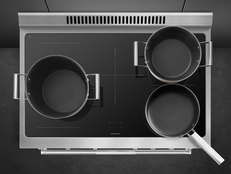 Smeg 4.6 Cu. Ft. Professional Induction Range - SPR36UIMX