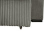 Stratus 59” Faux Fur Fabric Chair with Power Sliding Chaise - Fog Grey | Fauteuil Stratus de 59 po en tissu de fausse fourrure avec fauteuil long à coulissement électrique - gris brouillard