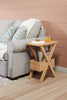Torry 11.5" Chairside Table with Cubby - Taupe|Table de fauteuil Torry de 11,5 po avec compartiment - taupe