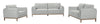 Valley 83.5" Fabric Sofa with Rubberwood Base and Legs - Grey | Sofa Valley de 83,5 po en tissu avec base et pattes en hévéa - gris