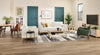 Valley 83.5" Fabric Sofa with Rubberwood Base and Legs - Sand | Sofa Valley de 83,5 po en tissu avec base et pattes en hévéa - sable