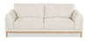 Valley 83.5" Fabric Sofa with Rubberwood Base and Legs - Sand | Sofa Valley de 83,5 po en tissu avec base et pattes en hévéa - sable