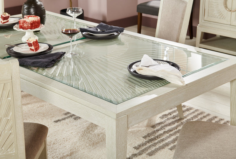 Vida 5pc Dining Set with Table & 4 Chairs, 78\"W - Sand