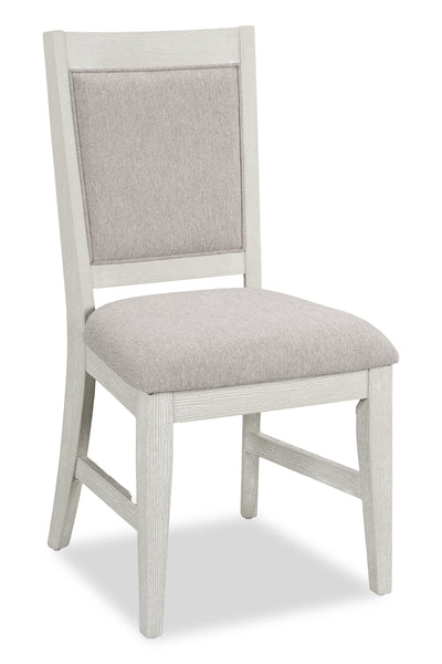 Vida Dining Chair with Polyester Fabric - Sand | Chaise de salle à manger Vida en tissu de polyester - sable