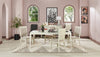 York Dining Chair with Linen-Look Fabric & Nailhead Trim - Grey | Chaise de salle à manger York en tissu d’apparence lin avec bordure de clous décoratifs - grise