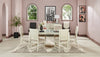 York Dining Chair with Linen-Look Fabric & Nailhead Trim - Grey | Chaise de salle à manger York en tissu d’apparence lin avec bordure de clous décoratifs - grise