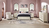 Vida Panel Bed with Headboard & Frame, Sand - Queen Size | Lit à panneaux Vida avec tête de lit et cadre de lit, sable - format grand lit