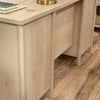 Whitaker Point 59.06" Commercial Grade Computer Office Desk with 3-Drawers & Cabinet - Natural Maple|Bureau d’ordinateur Whitaker Point de 59,06 po de qualité commerciale à 3 tiroirs avec armoire - érable naturel