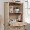 Whitaker Point 31.5" Library Hutch with Drawer - Natural Maple|Crédence de type bibliothèque Whitaker Point de 31,5 po avec tiroir - érable naturel