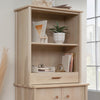 Whitaker Point 31.5" Library Hutch with Drawer - Natural Maple|Crédence de type bibliothèque Whitaker Point de 31,5 po avec tiroir - érable naturel