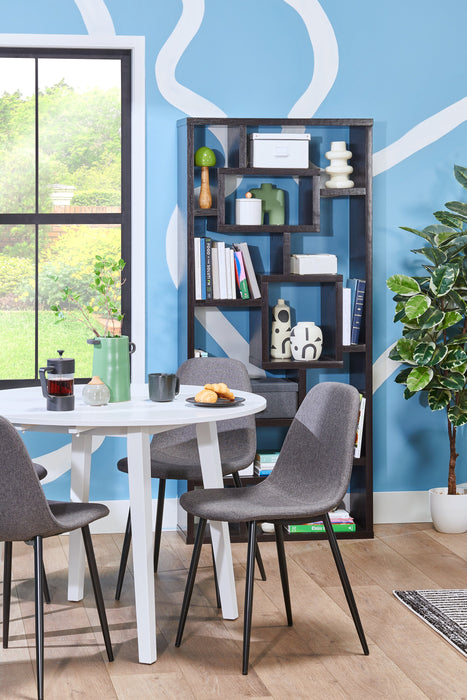 Bryn Drop-Leaf Dining Table, 42\" Round - White