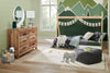 Wolf Platform Tent Bed for Kids, Two-tone White & Natural - Twin Size | Lit plateforme Wolf en forme de tente pour enfants, deux teintes, blanc et naturel - format lit simple