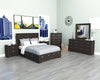 Yorkdale Full 6 Drawer Storage Bed - Brown | Lit double avec rangement à 6 tiroirs Yorkdale - Brun