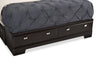 Yorkdale 6-Drawer Platform Bed with Headboard & Storage Frame, Made in Canada, Brown - Queen Size | Lit plateforme Yorkdale fabriqué au Canada avec tête de lit et cadre de rangement à 6 tiroirs, brun - format grand lit