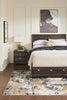 Yorkdale 6-Drawer Platform Bed with Headboard & Storage Frame, Made in Canada, Brown - Queen Size | Lit plateforme Yorkdale fabriqué au Canada avec tête de lit et cadre de rangement à 6 tiroirs, brun - format grand lit