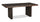 Zelda Dining Table with Pedestal Base, 78-96"W - Espresso Brown