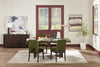 Zelda Dining Table with Pedestal Base, 78-96"W - Espresso Brown | Table de salle à manger Zelda de 78 po à 96 po (L) avec base piédestal - brun espresso