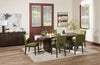 Zelda Dining Table with Pedestal Base, 78-96"W - Espresso Brown | Table de salle à manger Zelda de 78 po à 96 po (L) avec base piédestal - brun espresso
