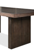 Zelda Dining Table with Pedestal Base, 78-96"W - Espresso Brown | Table de salle à manger Zelda de 78 po à 96 po (L) avec base piédestal - brun espresso