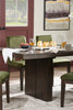 Zelda Dining Table with Pedestal Base, 78-96"W - Espresso Brown | Table de salle à manger Zelda de 78 po à 96 po (L) avec base piédestal - brun espresso