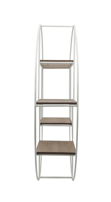 Brown Round Wall Shelf