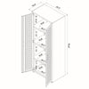 Fortress 74.8" Garage Cabinet 