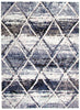 Makondo Abstract Blue Area Rug - 6'7" x 9'6"