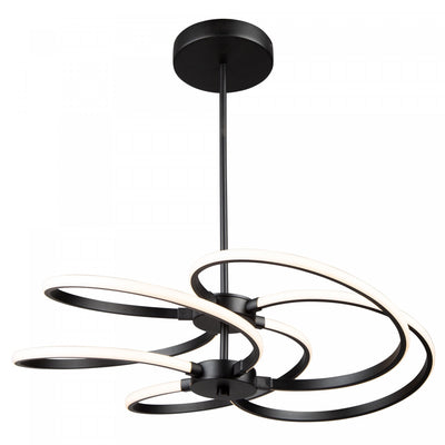 Equinox 30 W LED Black Pendant Light 