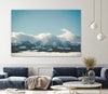 "Bridger Mountain Cloud Cover" Giant Art 72x48 Wall Art