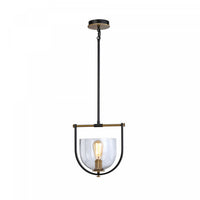 Cheshire Black & Brass 1-Light Pendant