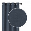 Jacquard Blackout Panel Linea Charcoal 84\" Drapes and Blinds