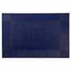 Vinyl Placemat Classic Navy Blue - Set of 12|Napperon bleu marine en vinyle de style classique - ensemble de 12