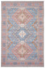 Samia Light Blue Rug 5'3" X 8'0" Area Rug