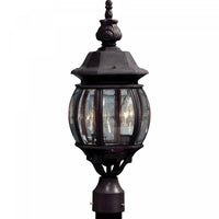 Classico 3-Light Black Lantern Post I